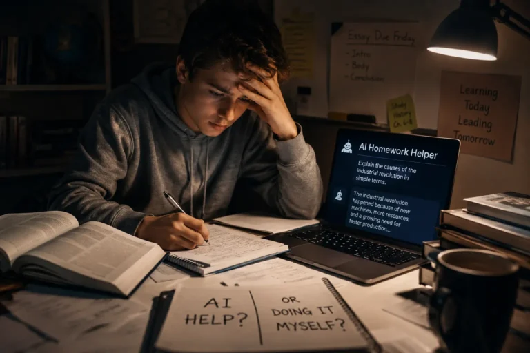 AI Homework Helpers: How Much Assistance Is Too Much?